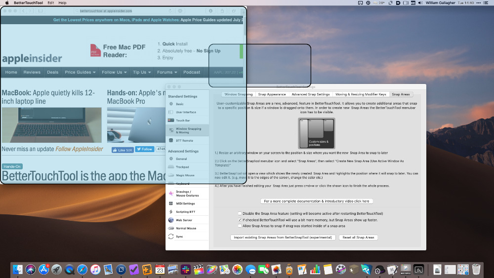 snap windows for mac